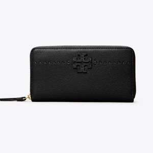 Tory Burch McGraw Zip Continental Wallet